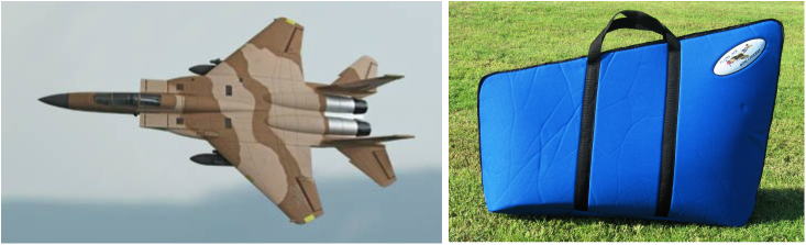 Wing Bag, Wing Carrier, RC Jet Legend F15 Wing Bag by AceWingCarrier.com