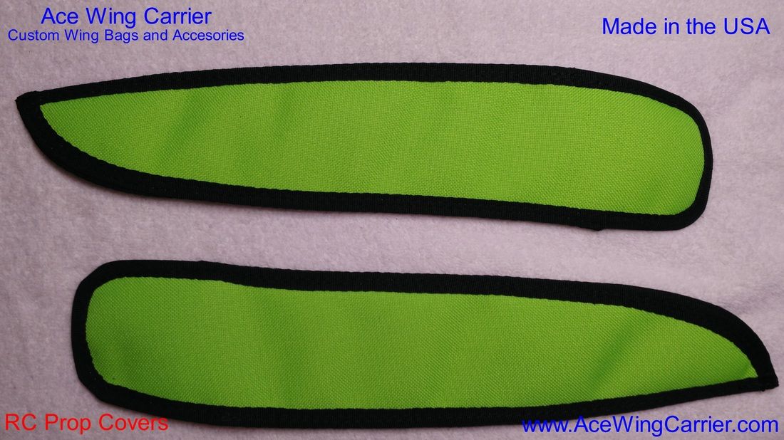 RC Wing Bag, RC Propeller Cover, RC Prop Protection For RC Aircraft, Ace Customs