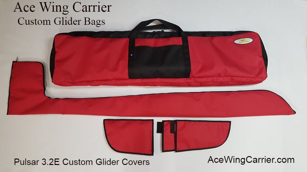 RC Glider Bag set, Pulsar 3.2E, Ace Wing Carrier