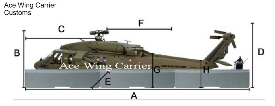 RC Helicopter Flight Bag, RC Helicopter Carrier, AceWingCarrier.com