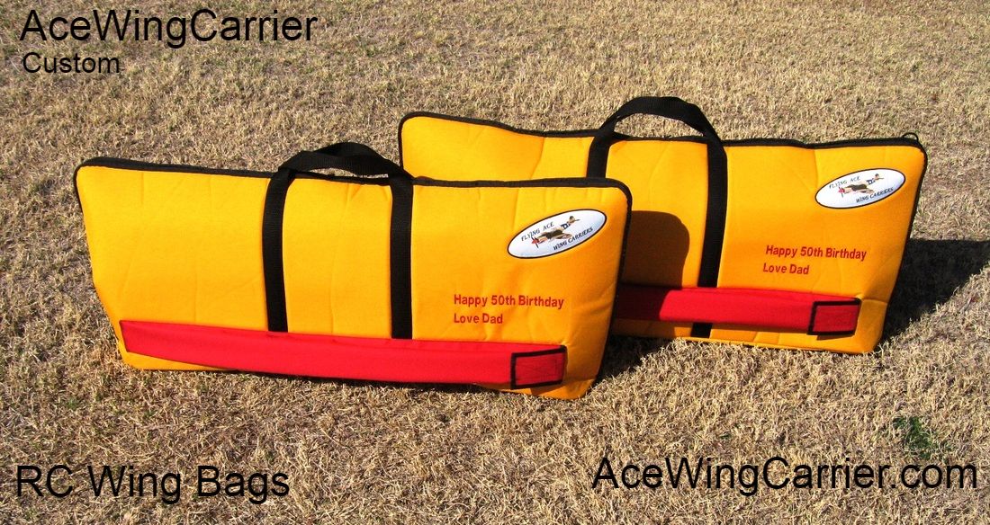 Wing Bag, Wing Carrier, Custom Wing Bag,  RC Bi Plane Wing Bags | Ace Wing Carrier