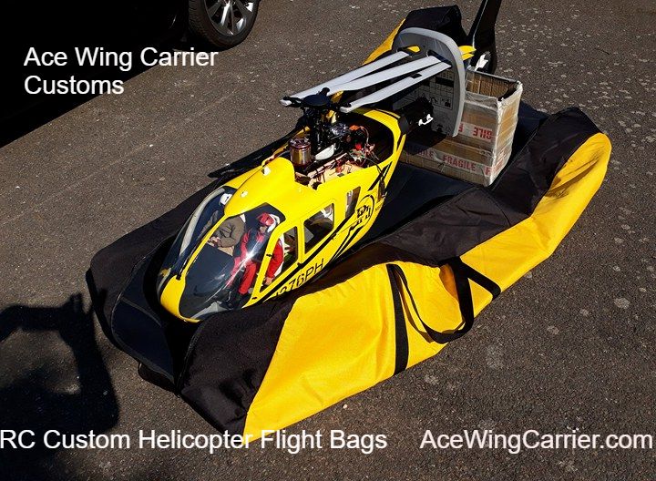 RC Helicopter Flight Bags by Ace Wing Carrier at AceWingCarrier.com