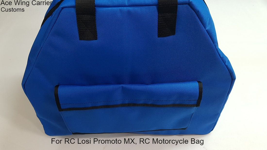 RC Motorcycle Storage Bag, Carrier, and Hauler for RC Losi Promoto MX