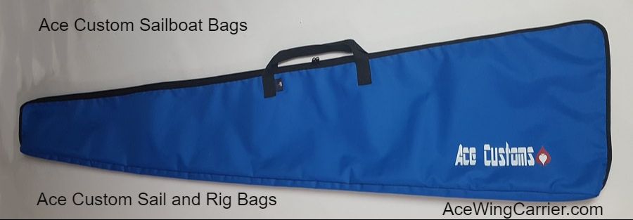 RC Sailboat Rig bag and Sail Bag, RC Sail Carrier | Ace Wing Carrier