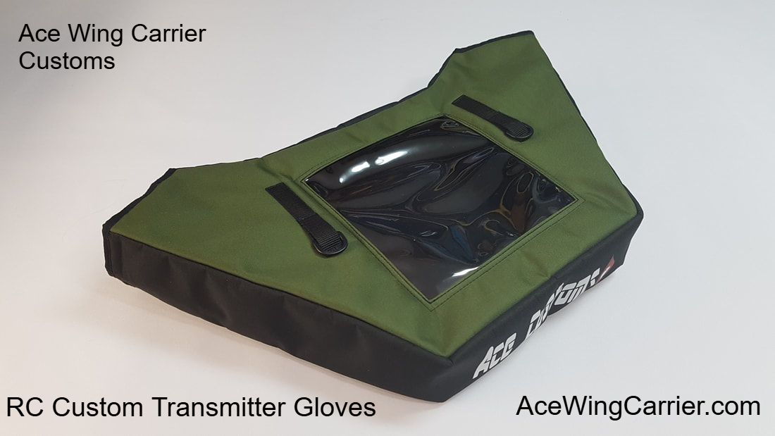 RC Extreme Transmitter Glove, Ace Wing Carrier