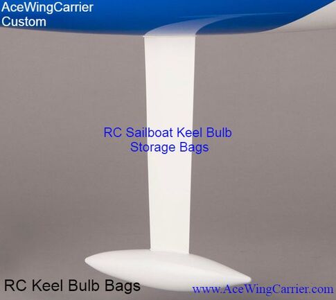 RC Sailboat Keel Bag | Ace Wing Carrier