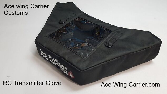 RC Transmitter Glove, RC Transmitter Winter Case, RC Winter Glove, Ace Wing Carrier.com