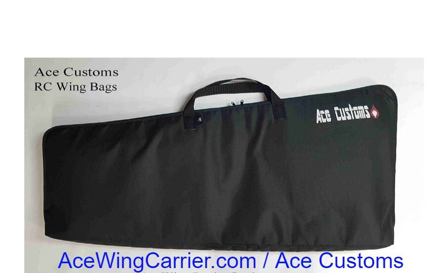 RC Wing Bags, RC Jet Wing Bags, RC Aircraft Wing Bags to protect your RC Jet, RC Aircraft, RC Plane, Ace wing Carrier.com / Ace Customs                                    Picture