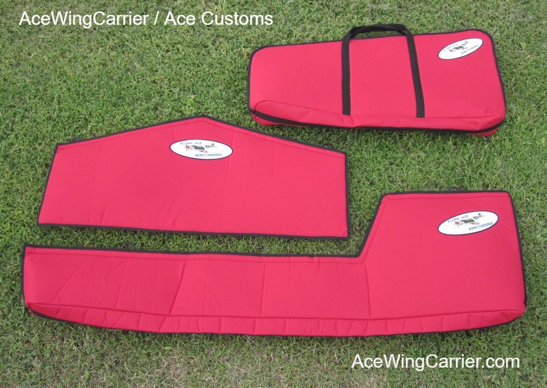 Wing Bag, Wing Carrier, RC Boomerang Jet Wing Bags-AceWingCarrier.com