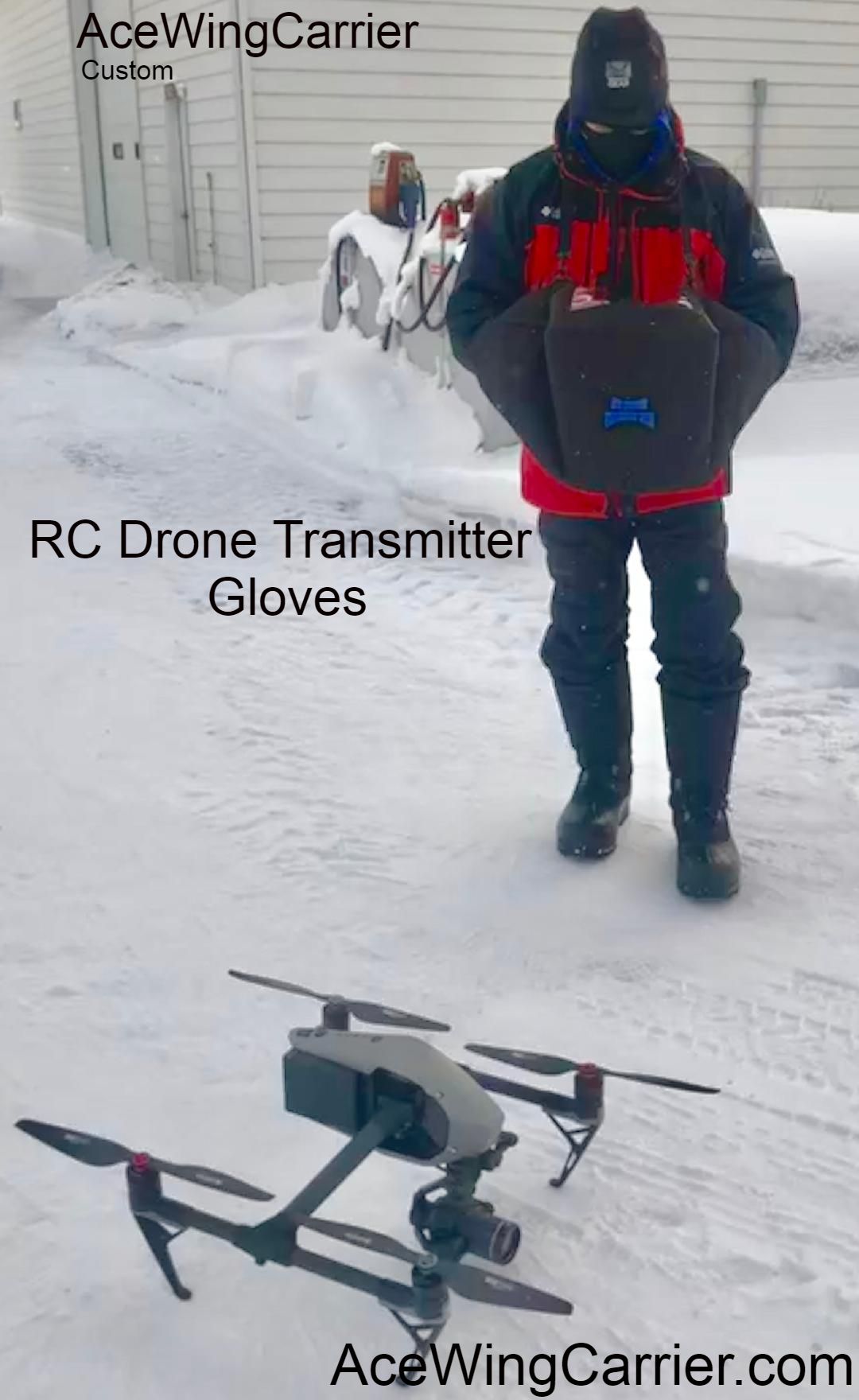 RC DJI Transmitter Glove by AceWingCarrier.com