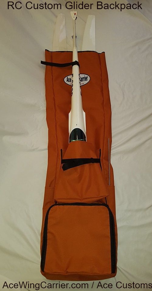 RC Glider Bag Backpack, RC Sailplane Backpack, AceWingCarrier.com