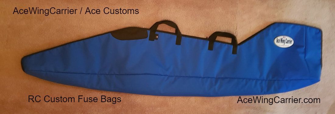 Wing Bag, Wing Carrier, RC Jet Fuselage Bags | Ace Custom