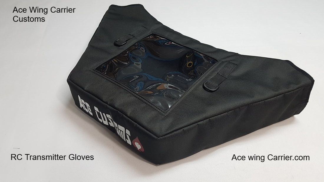 RC Transmitter Glove, Extreme Transmitter Glove, RC Transmitter Winter Glove, RC Transmitter mitt, RC Transmitter Winter Case, Ace Wing Carrier / Customs, Ace Wing Carrier.com