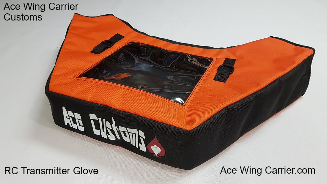 RC Transmitter Glove, Ace Extreme Transmitter Glove, RC Transmitter Winter Glove, RC Transmitter Winter Case, Ace Wing Carrier / Customs, Ace Wing Carrier.com